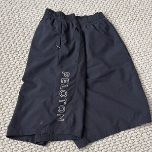 Peloton Charcoal Gray Workout Shorts